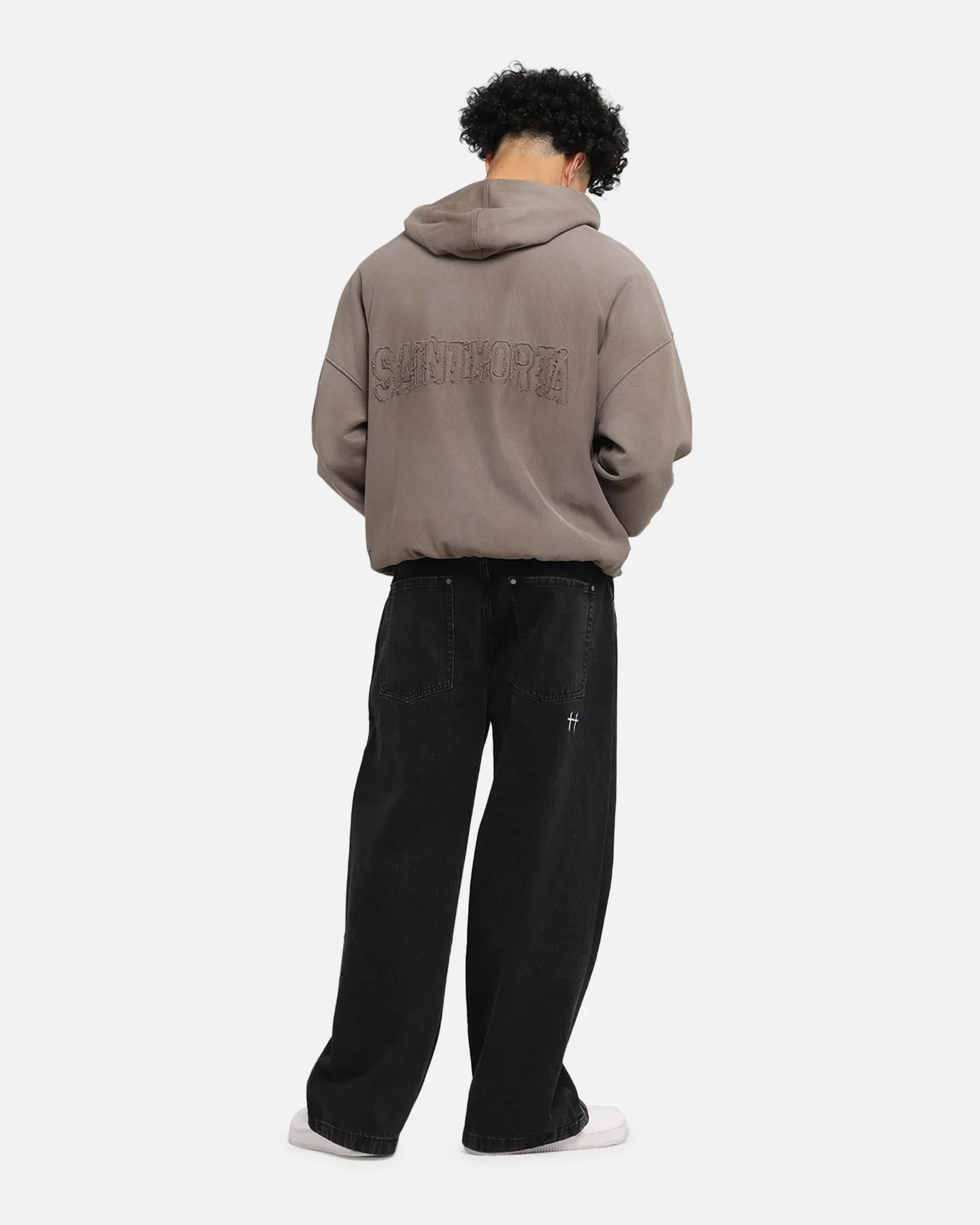 Saint Morta Manticore Boxy Hoodie Sunfade Brown sold by Culture Kings product image thumbnail 3