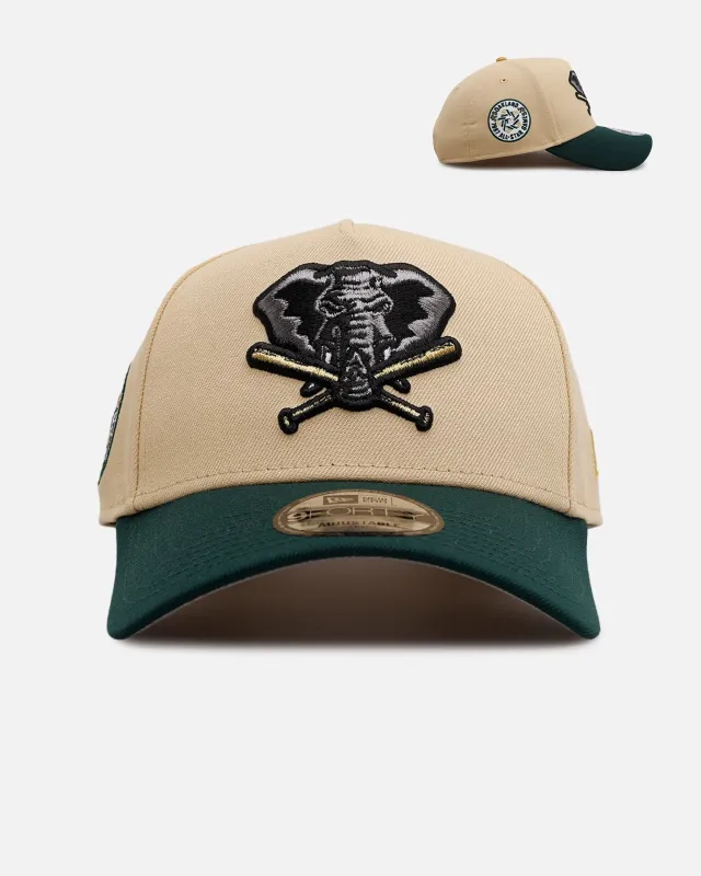 New Era Oakland Athletics 'Oakland Forever' 9FORTY A-Frame Snapback Vegas Gold sold by Culture Kings