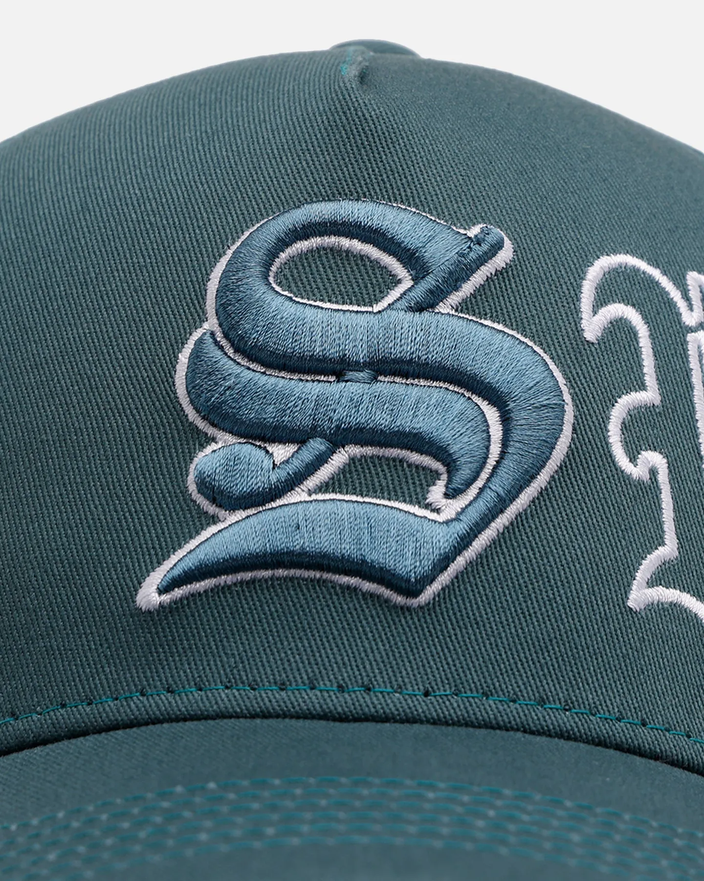 Sworn To Us Outlined Poetry Snapback Dark Teal sold by Culture Kings product image thumbnail 5