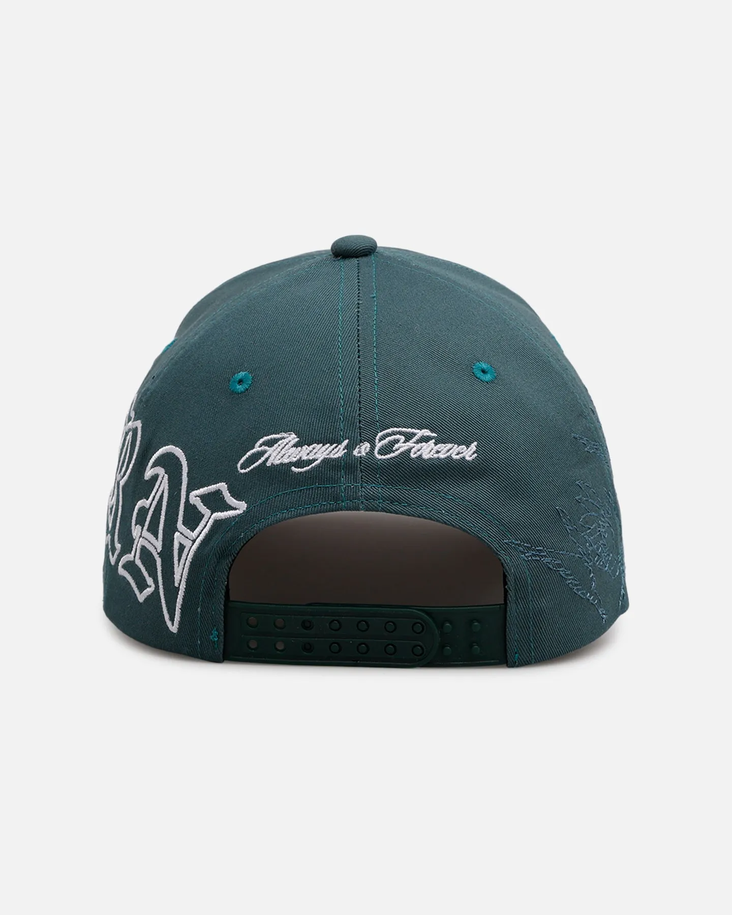 Sworn To Us Outlined Poetry Snapback Dark Teal sold by Culture Kings product image thumbnail 2