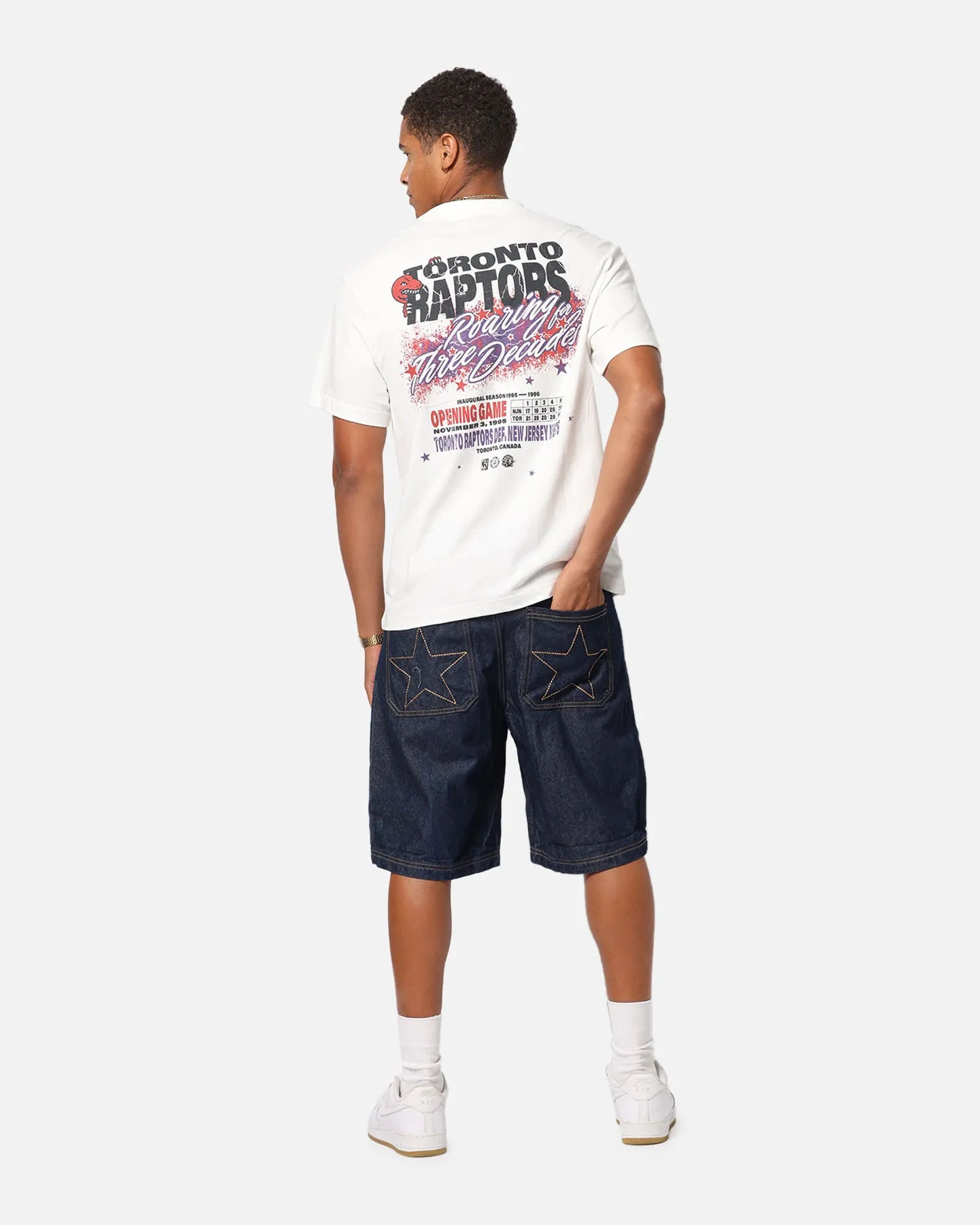 Mitchell & Ness Toronto Raptors Three Decades T-Shirt Vintage White sold by Culture Kings product image thumbnail 4