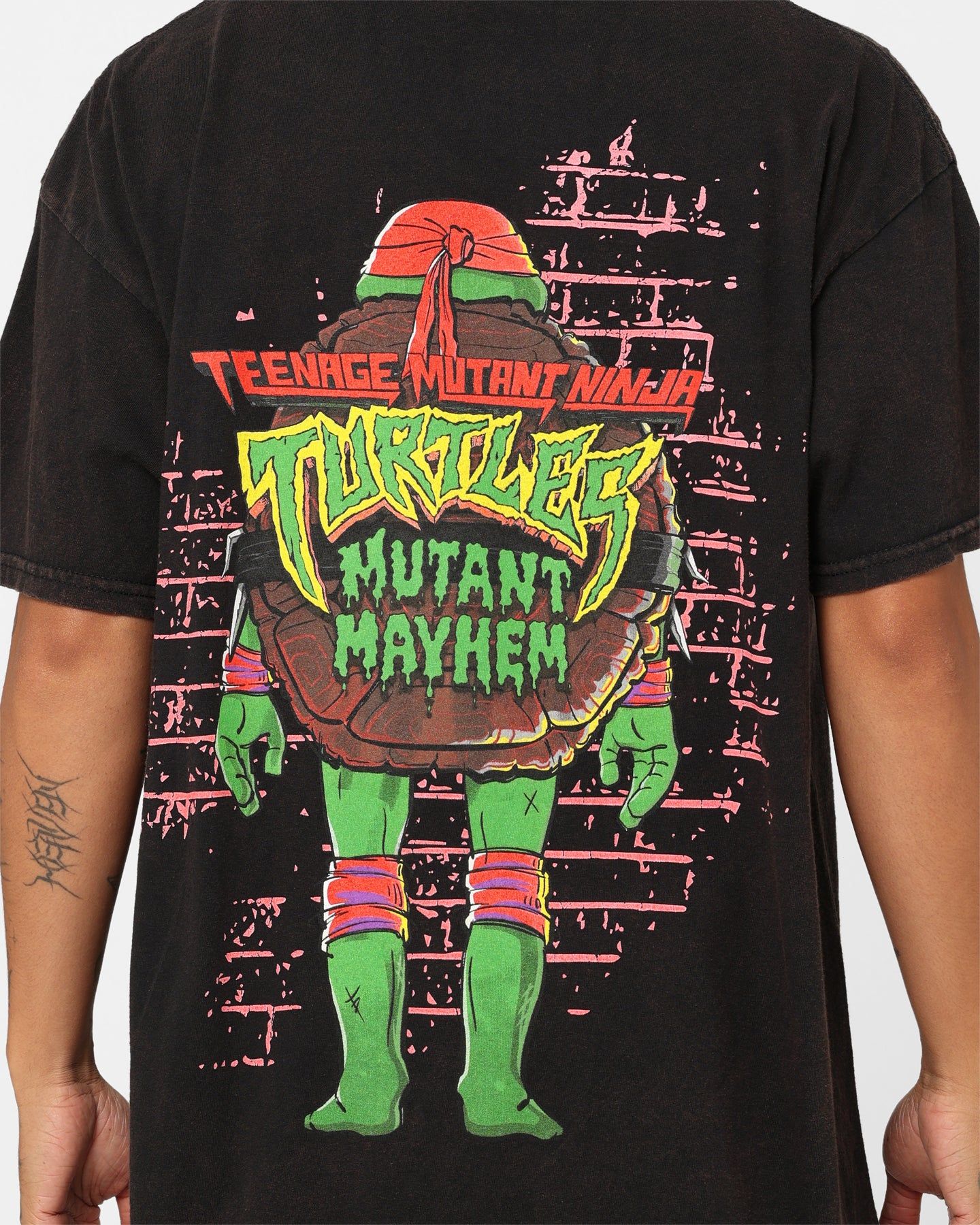 Goat Crew X Teenage Mutant Ninja Turtles Raphael Vintage T-Shirt Black Wash sold by Culture Kings product image thumbnail 5