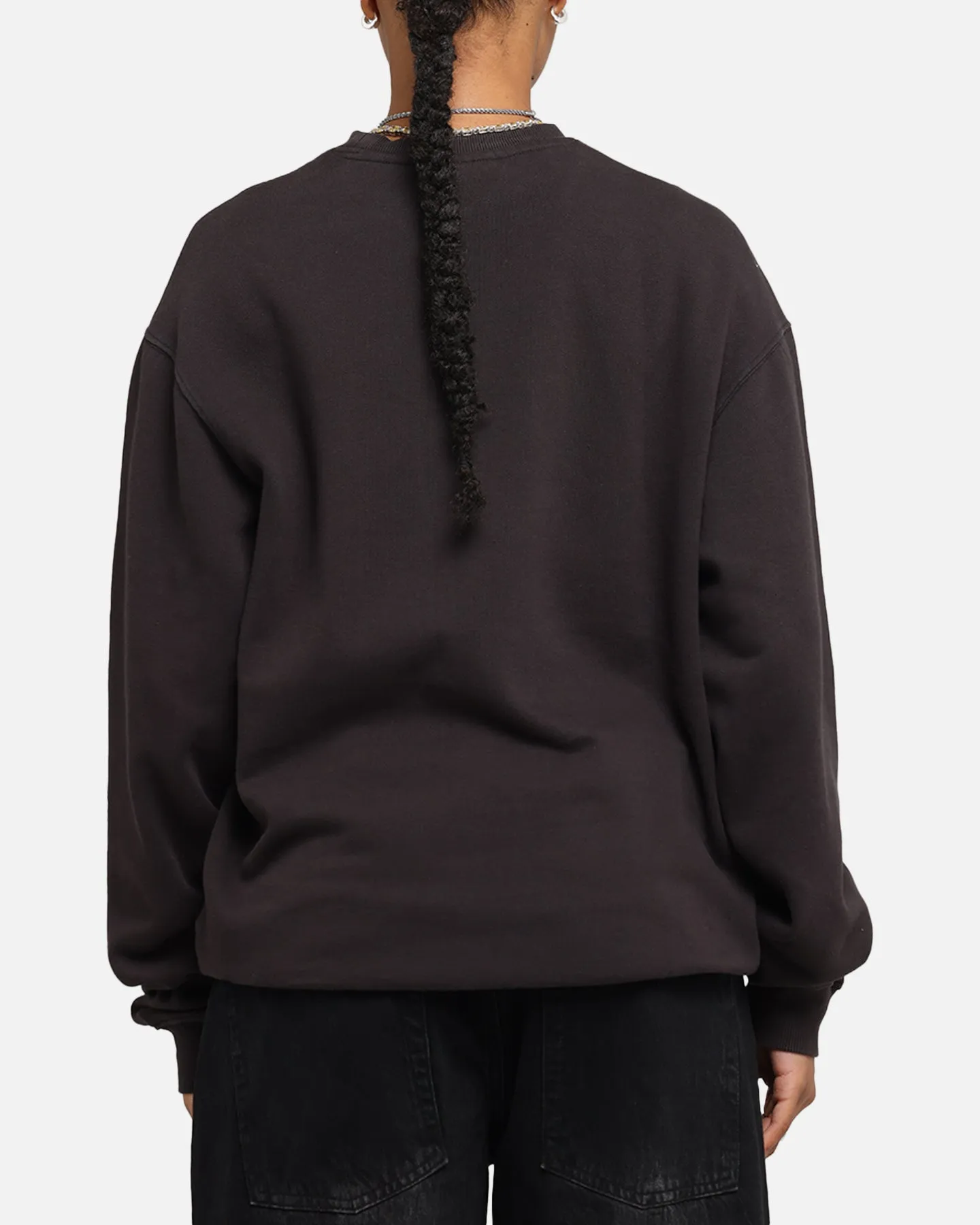 Mitchell & Ness Women's Chicago Bulls Arch Logo Crewneck Overdyed Black sold by Culture Kings product image thumbnail 3