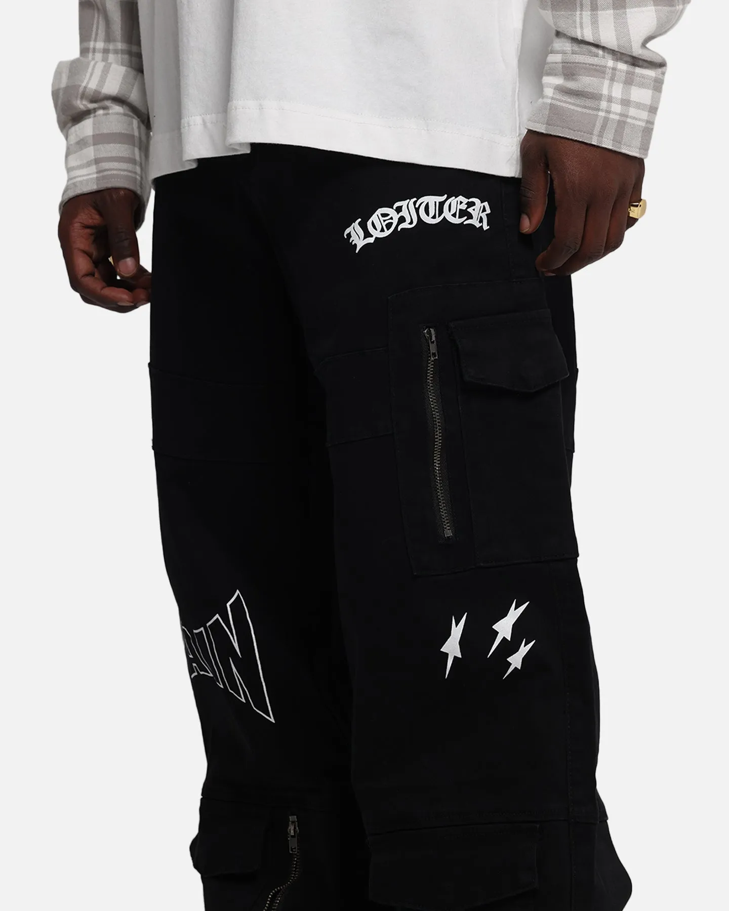 Loiter Sketch Utility Pants Washed Black sold by Culture Kings product image thumbnail 3