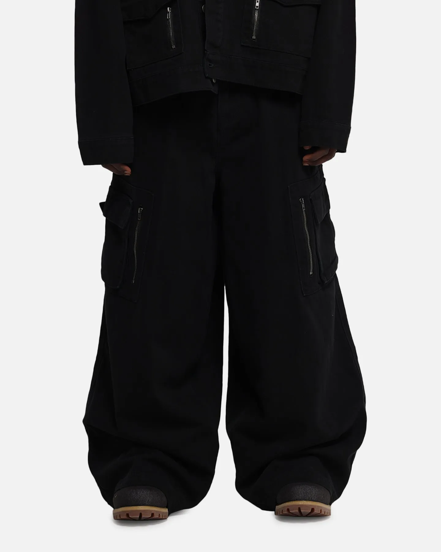 Loiter Combat Cargo Pants Washed Black sold by Culture Kings