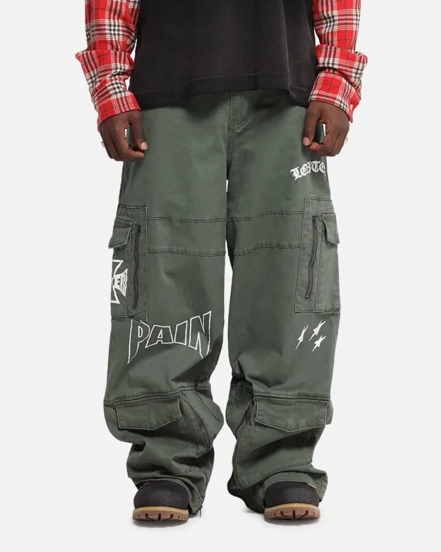 Loiter Sketch Utility Pants Olive sold by Culture Kings