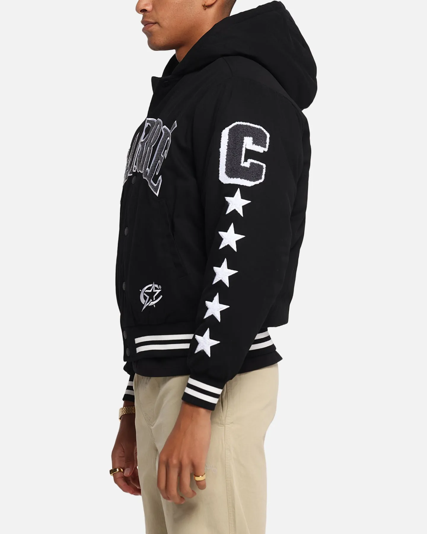 Carre C-Star Varsity Jacket Black sold by Culture Kings product image thumbnail 5