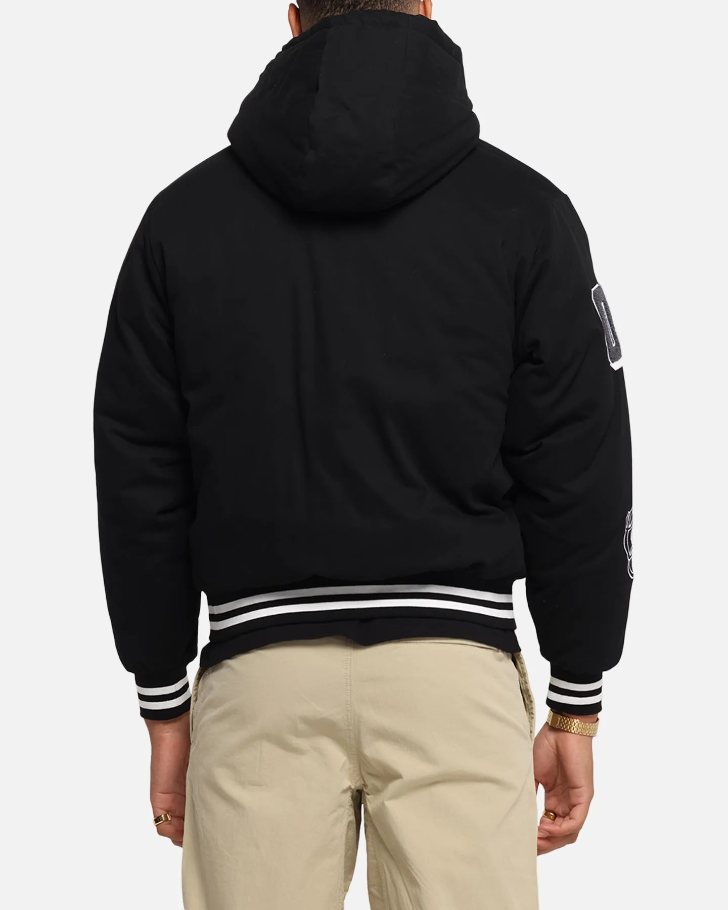 Carre C-Star Varsity Jacket Black sold by Culture Kings product image thumbnail 3