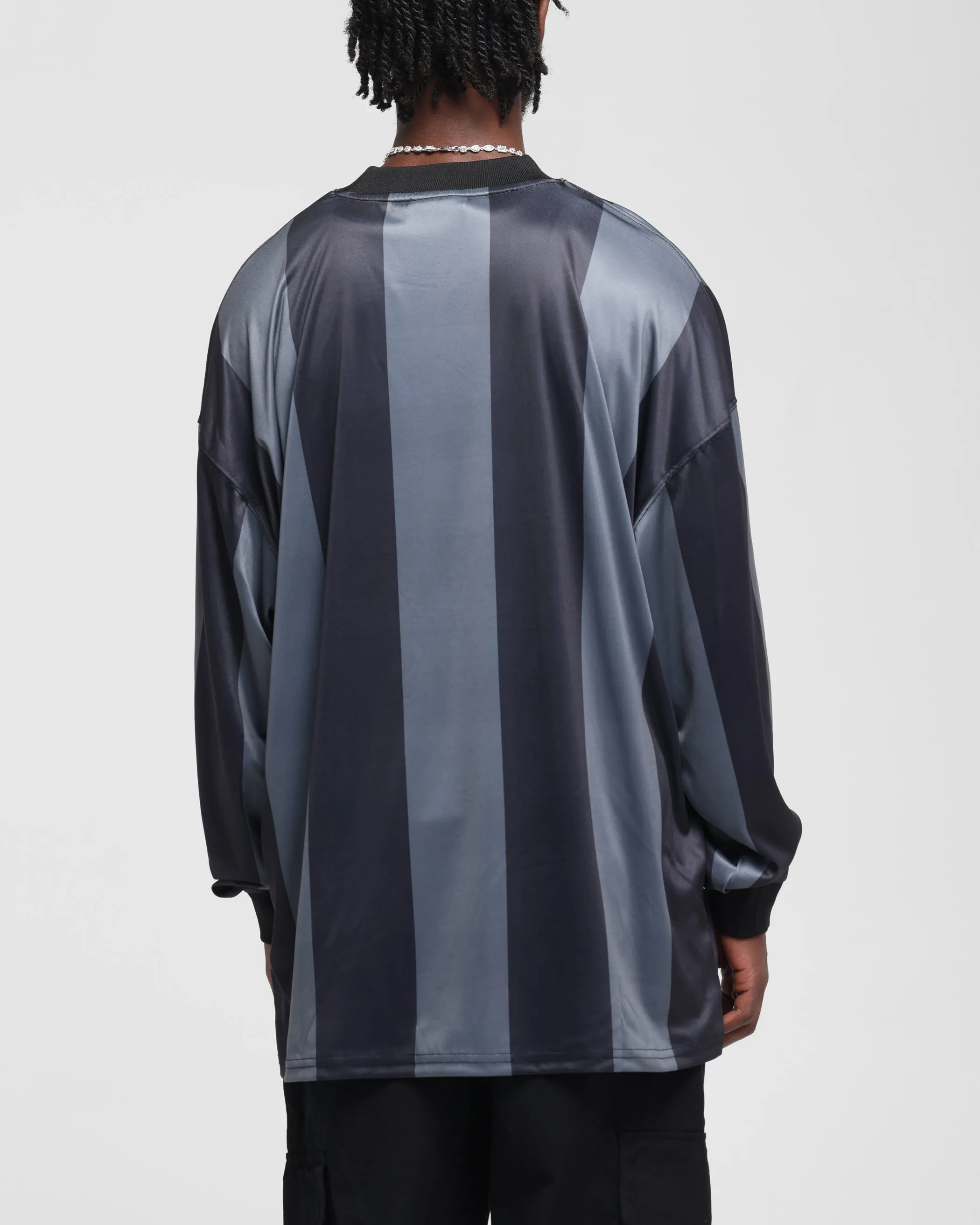 Carre Academy Oversized Long Sleeve T-Shirt Black/Grey sold by Culture Kings product image thumbnail 3