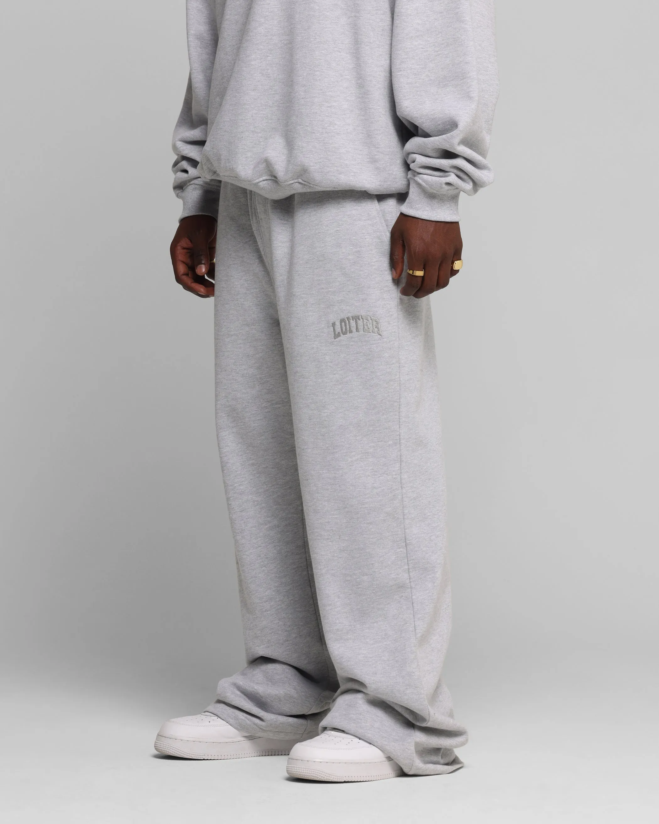 Loiter Arch Premium Sweat Pants Grey sold by Culture Kings product image thumbnail 3