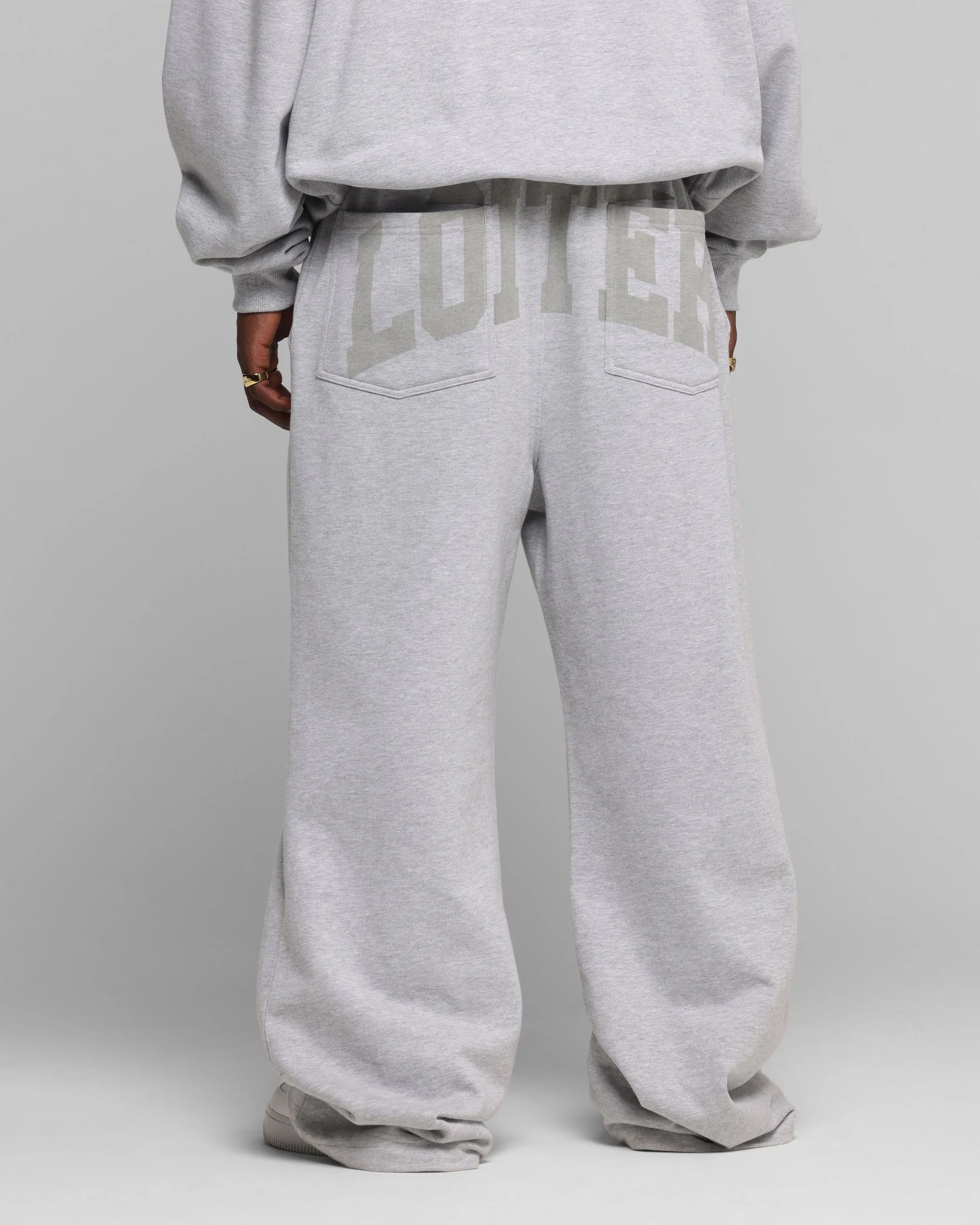Loiter Arch Premium Sweat Pants Grey sold by Culture Kings