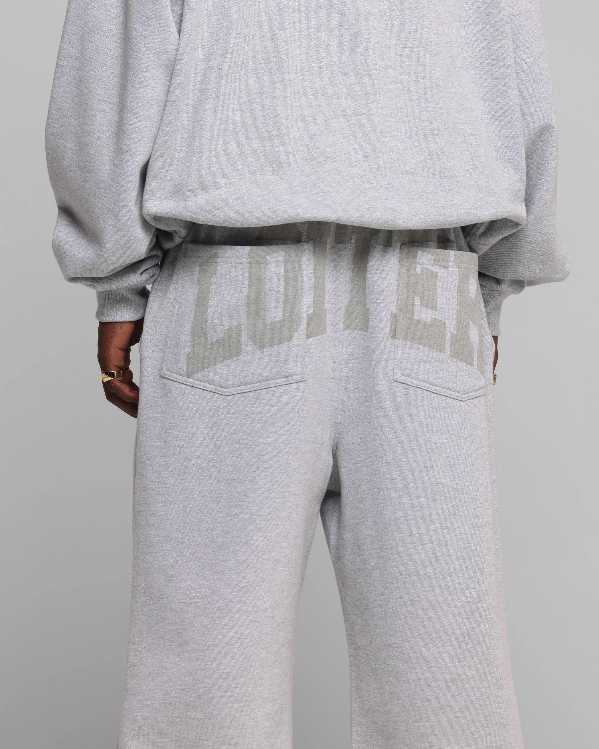 Loiter Arch Premium Sweat Pants Grey sold by Culture Kings product image thumbnail 5
