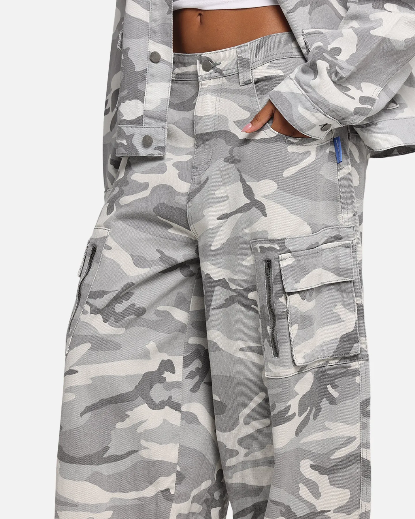 Loiter Combat Cargo Pants Snow Camo sold by Culture Kings product image thumbnail 3
