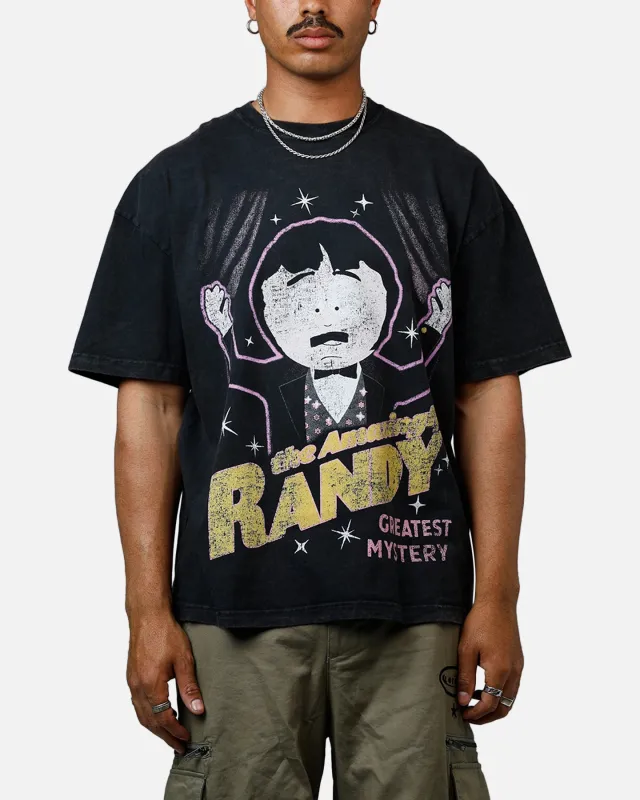 73 Studio x South Park The Amazing Randy Heavyweight T-Shirt Black Acidwash sold by Culture Kings