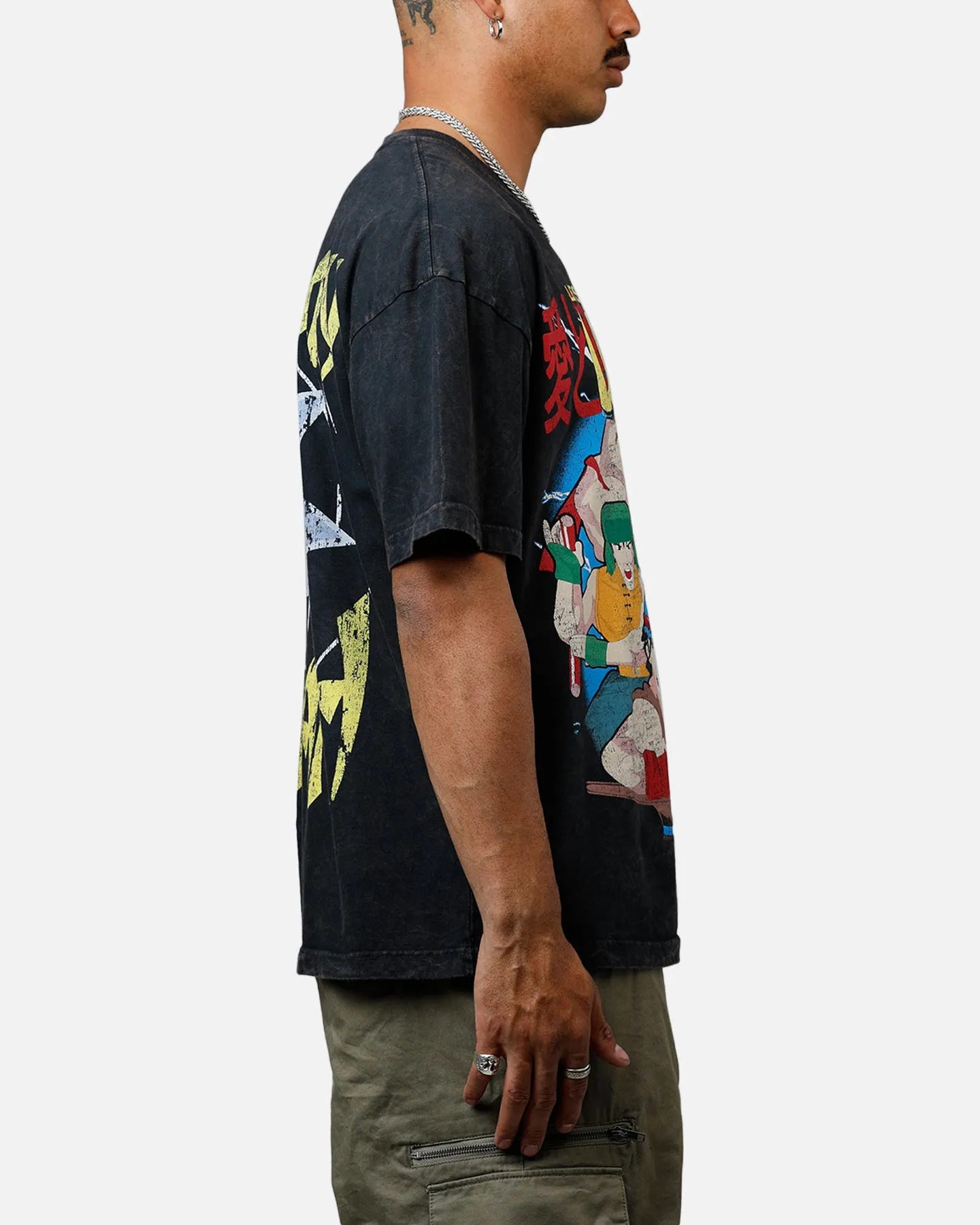 73Studio x South Park Lets Fighting Love Heavyweight T-Shirt Black Acidwash sold by Culture Kings product image thumbnail 4