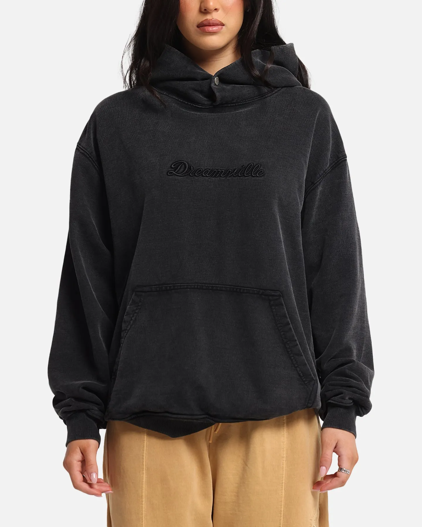 Dreamville Tonal Hoodie Black Wash sold by Culture Kings