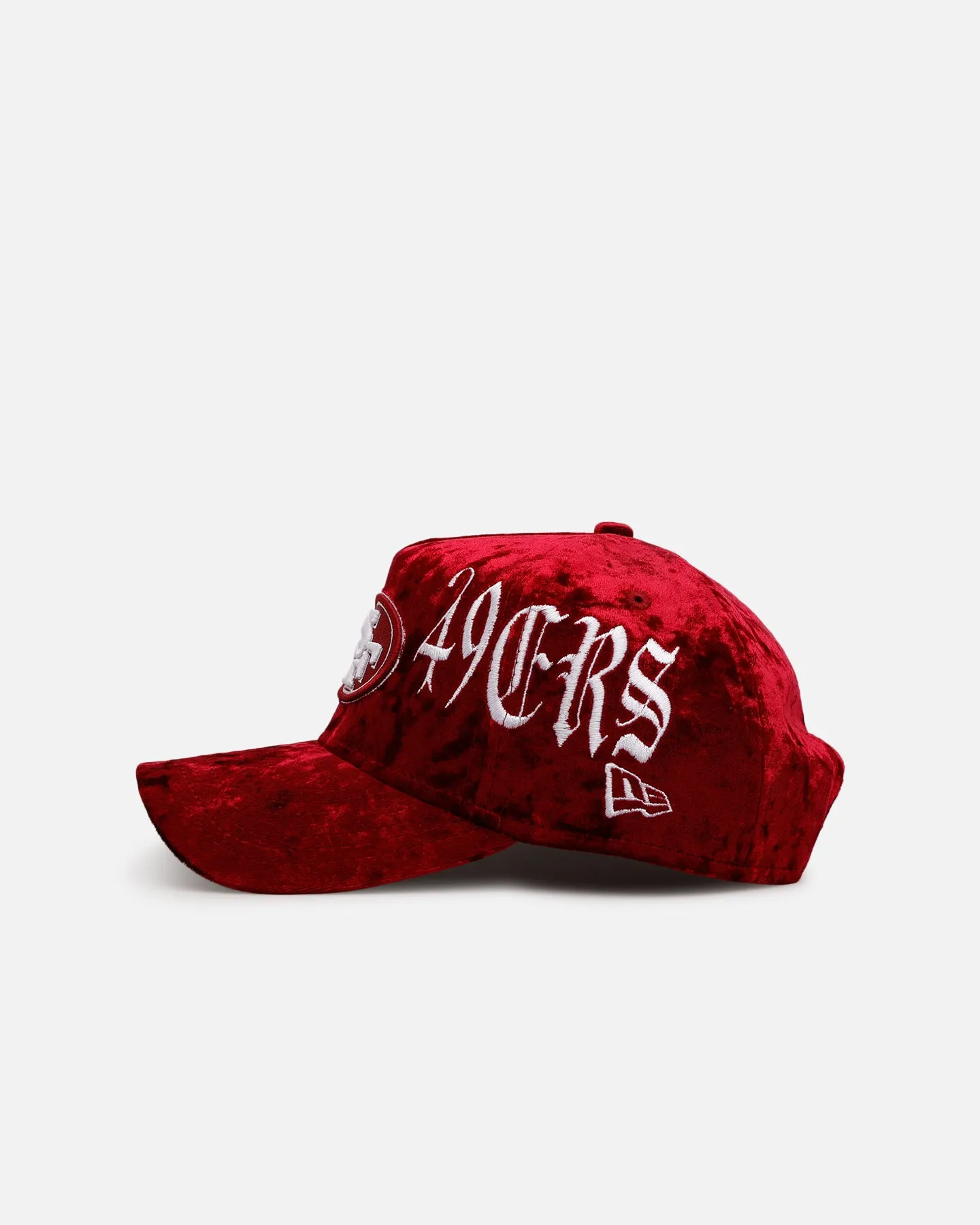 New Era San Francisco 49ers 'Crushed Velvet Dreams' 9FORTY A-Frame Snapback Maroon sold by Culture Kings product image thumbnail 5