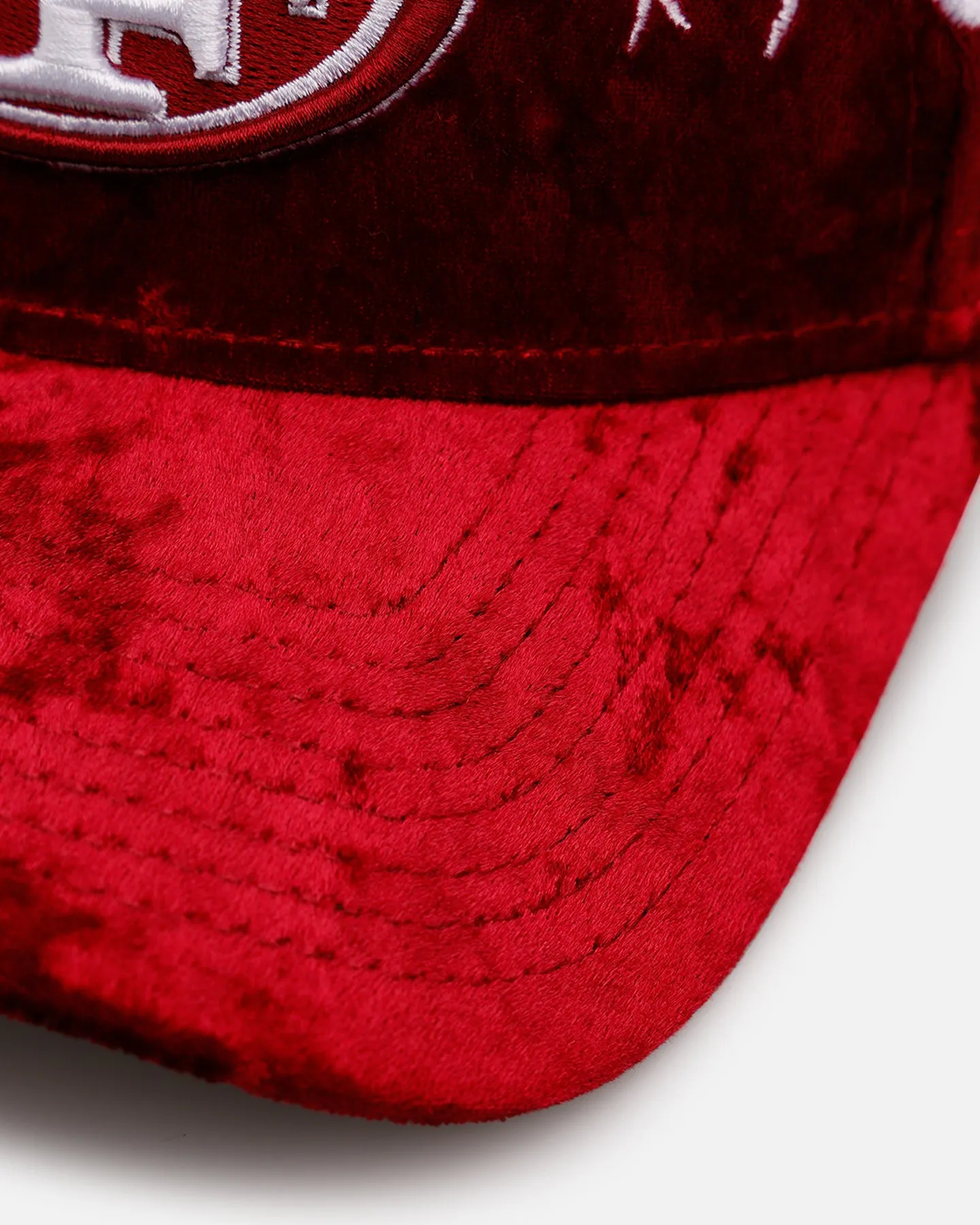 New Era San Francisco 49ers 'Crushed Velvet Dreams' 9FORTY A-Frame Snapback Maroon sold by Culture Kings product image thumbnail 2