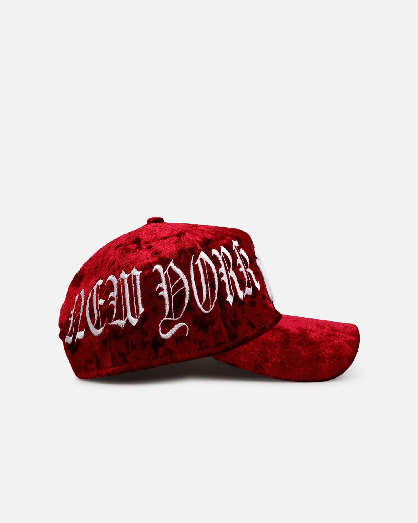 New Era New York Yankees 'Crushed Velvet Dreams' 9FORTY A-Frame Snapback Maroon sold by Culture Kings product image thumbnail 3