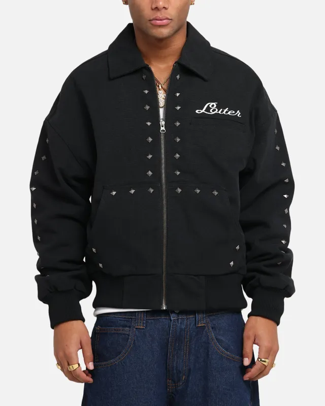 Loiter Chopper Work Jacket Washed Black sold by Culture Kings