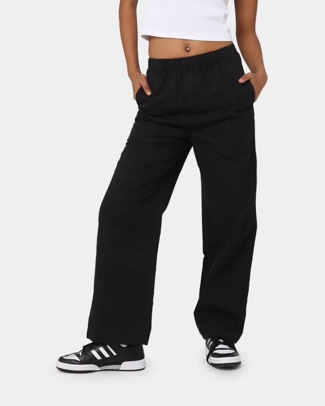 X-Girl Women's Easy Straight Pant Black sold by Culture Kings