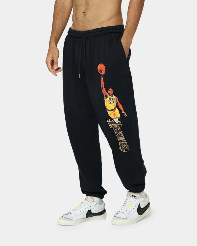 Mitchell & Ness Shaq Sweat Pants Faded Black sold by Culture Kings
