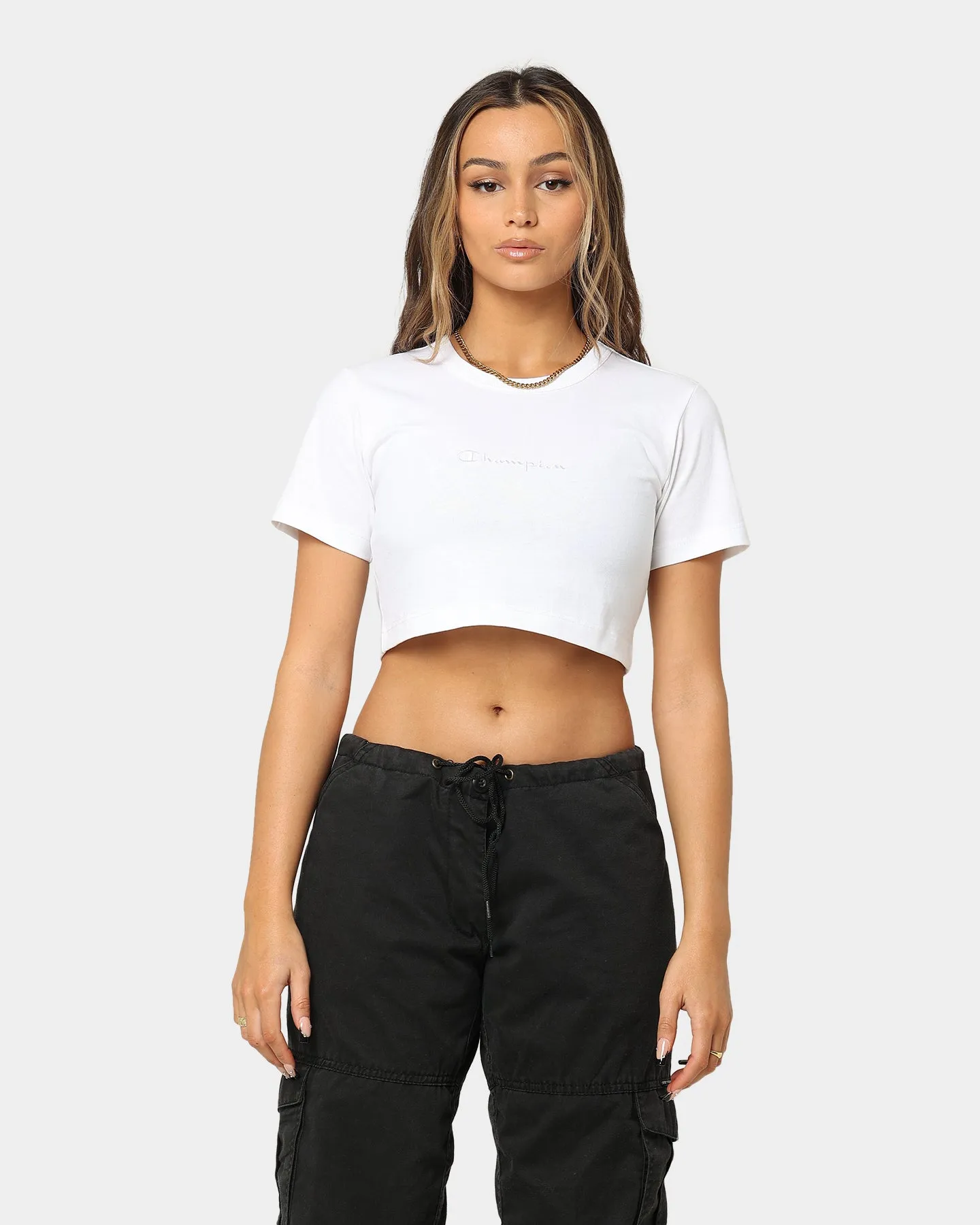 Champion Women's Heritage Nineties T-Shirt White sold by Culture Kings product image thumbnail 4