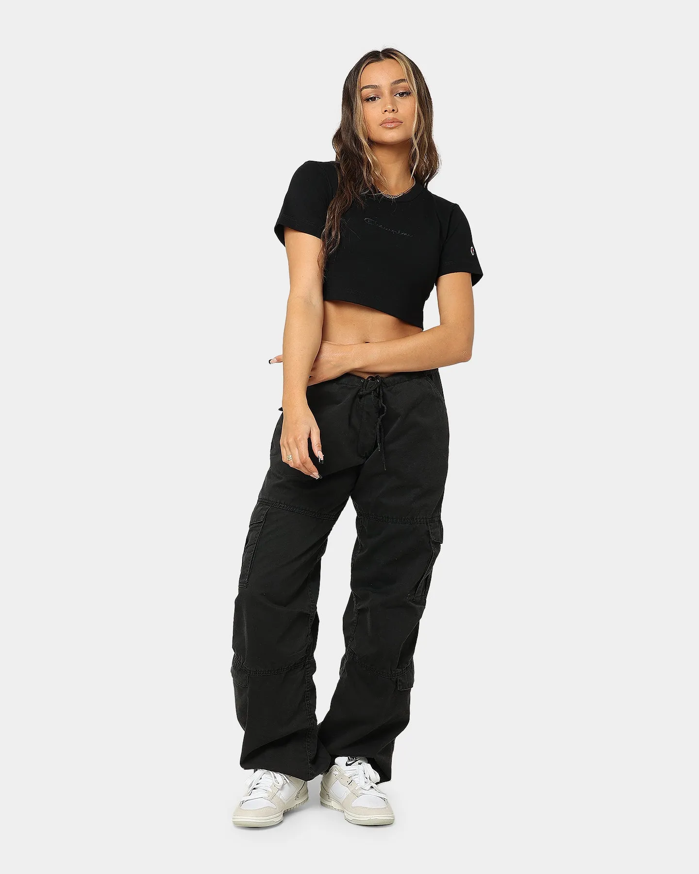 Champion Women's Heritage Nineties T-Shirt Black sold by Culture Kings product image thumbnail 2
