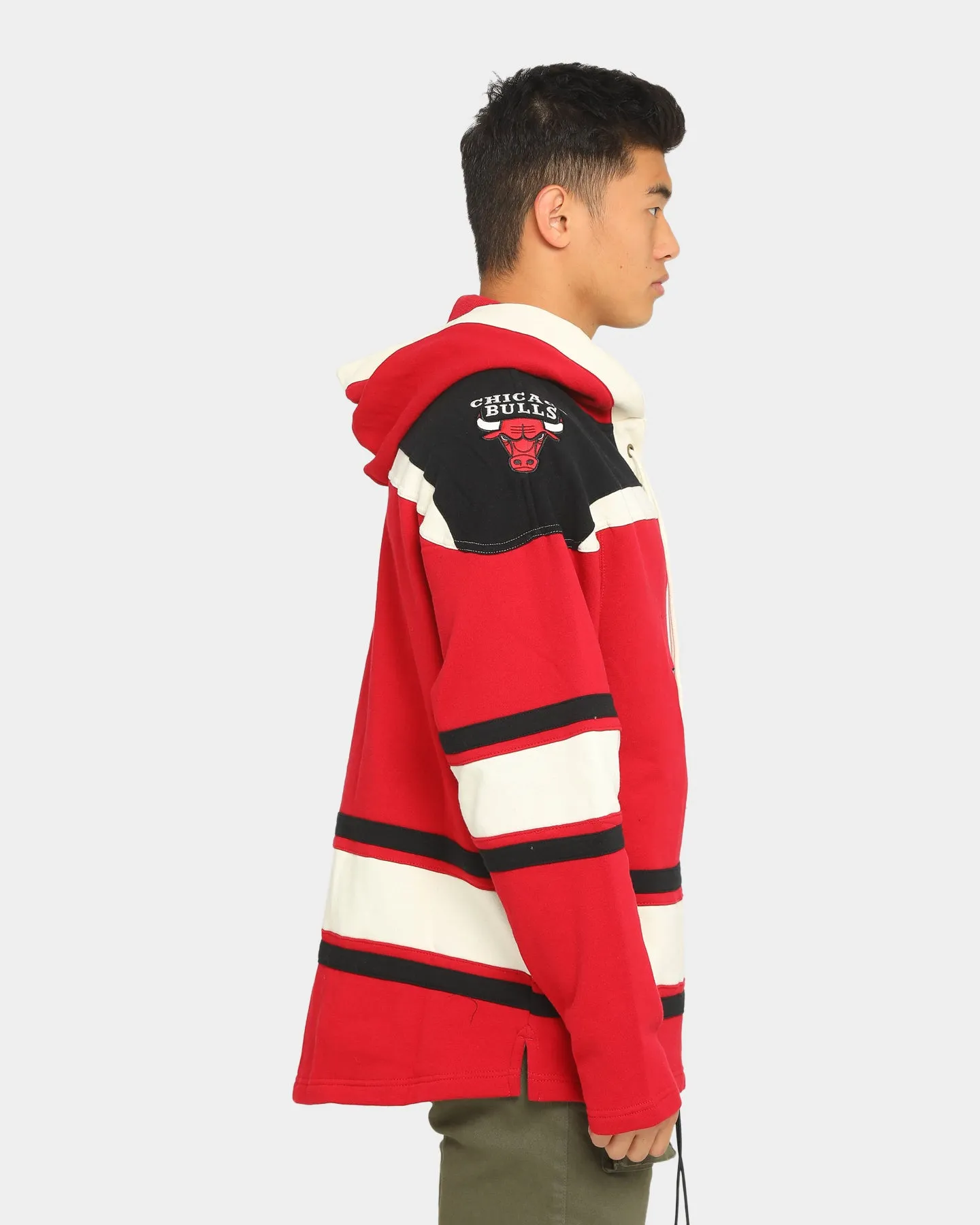 47 Brand Chicago Bulls Superior Lacer Hoodie Red sold by Culture Kings product image thumbnail 5
