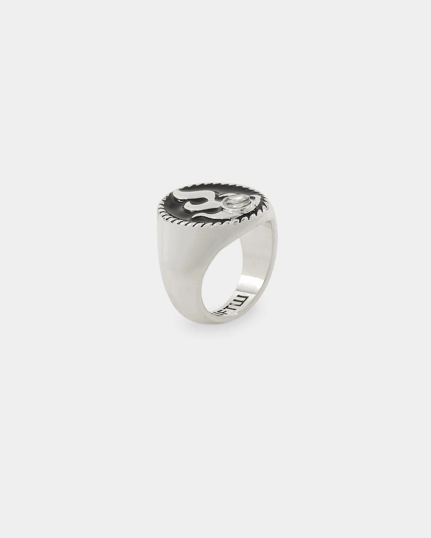Wild For The Weekend Flame Signet Ring (Medium) Silver sold by Culture Kings product image thumbnail 5