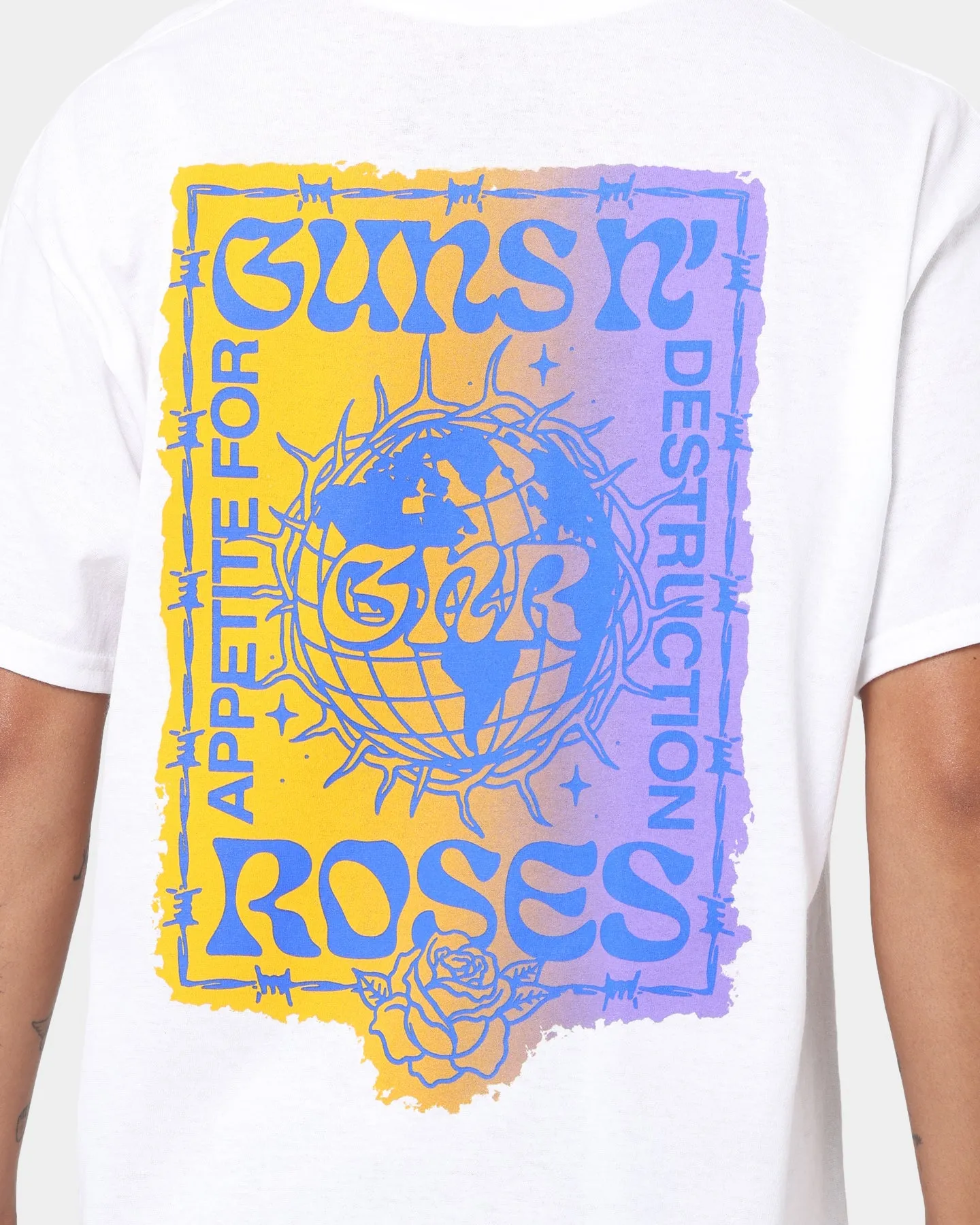 Guns n Roses Appetite Ticket T-Shirt White sold by Culture Kings product image thumbnail 5