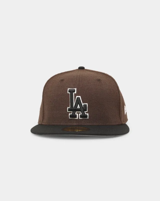 New Era Los Angeles Dodgers 'Angus' 59FIFTY Fitted Dark Brown sold by Culture Kings