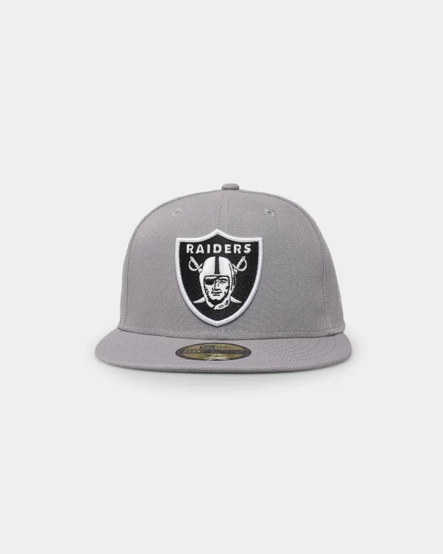 New Era Las Vegas Raiders 'Core Grey/Black/White' 59FIFTY Fitted Grey/Black sold by Culture Kings