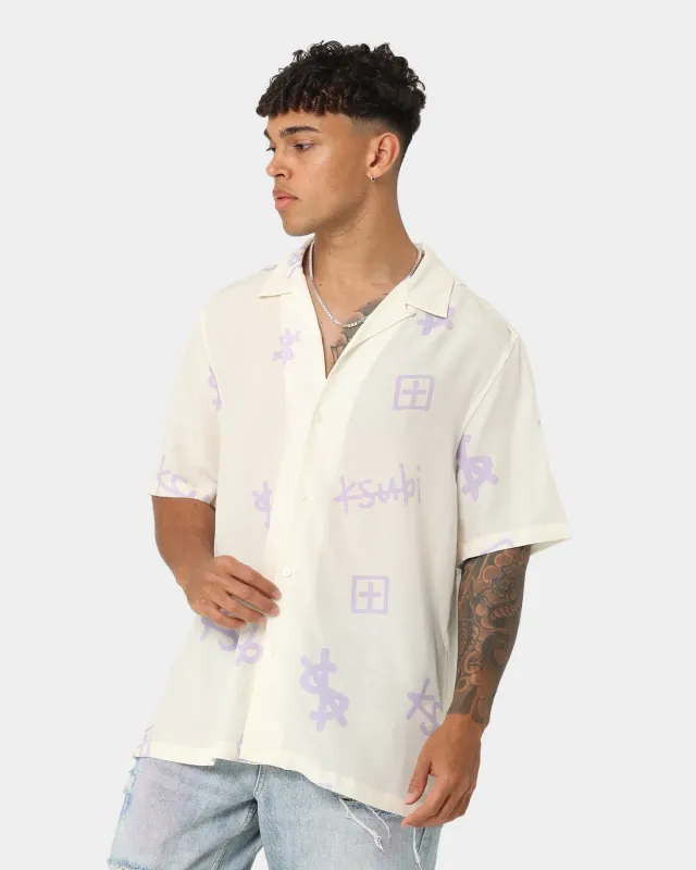 Ksubi Kash Box Resort Shirt White sold by Culture Kings