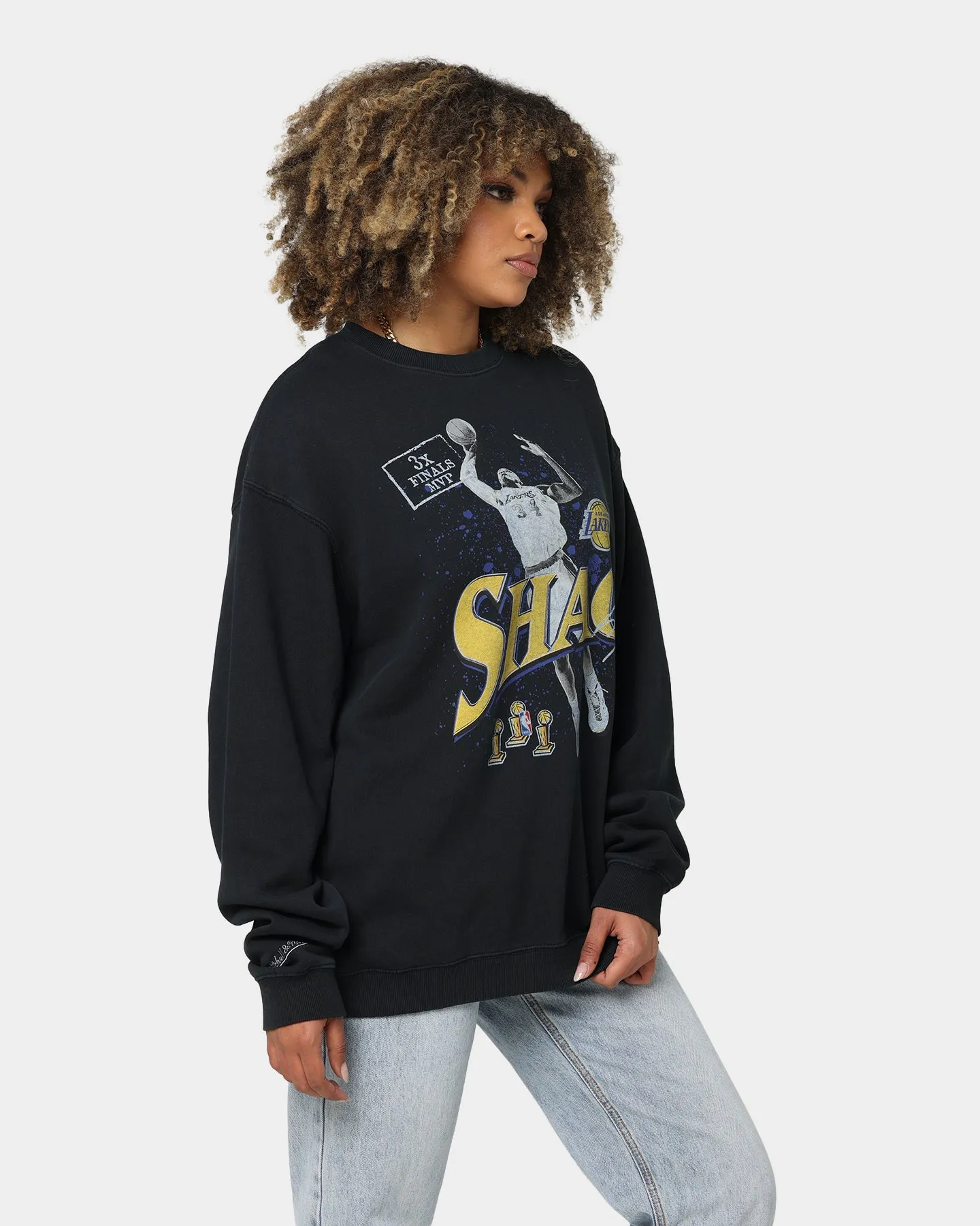 Mitchell & Ness MVP Crewneck Faded Black sold by Culture Kings product image thumbnail 5