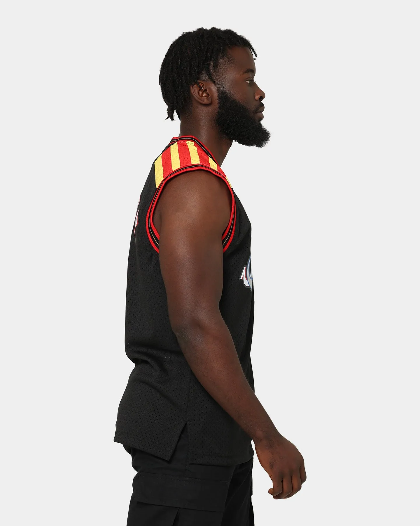 Mitchell & Ness Philadelphia 76ers Allen Iverson #3 '06 Road Swingman Jersey Black sold by Culture Kings product image thumbnail 5