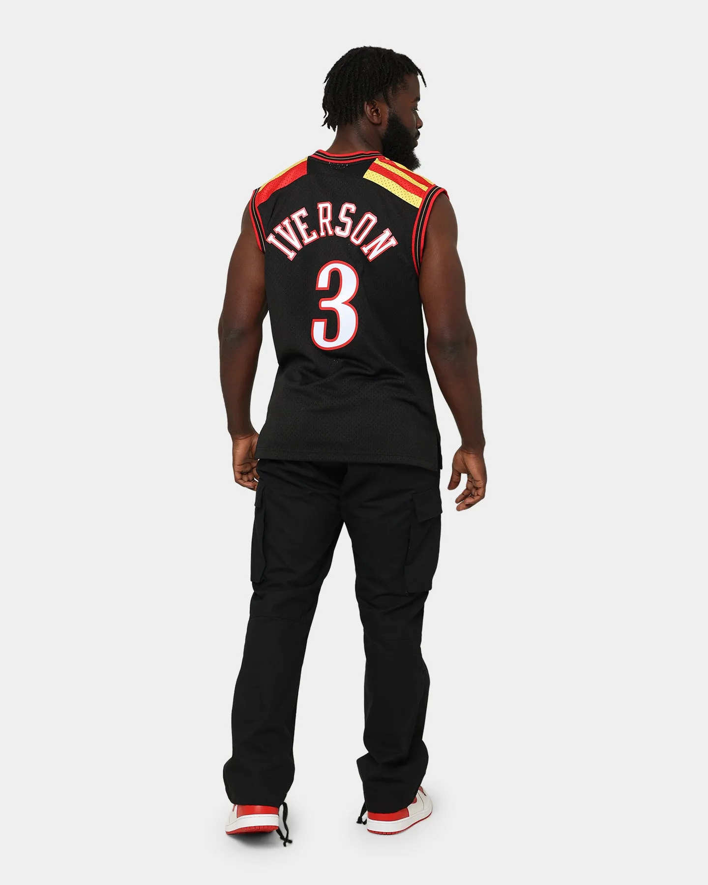 Mitchell & Ness Philadelphia 76ers Allen Iverson #3 '06 Road Swingman Jersey Black sold by Culture Kings product image thumbnail 2