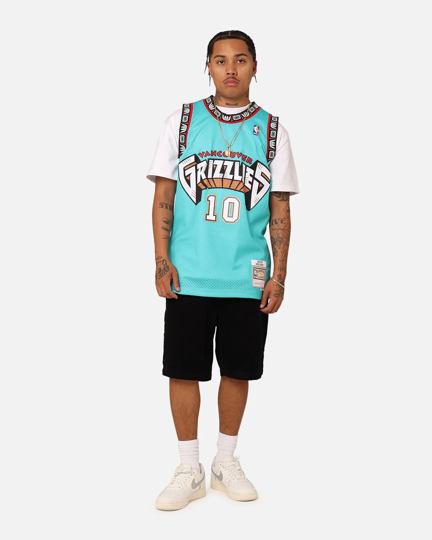 Mitchell & Ness Vancouver Grizzlies Mike Bibby '98-'99 #10 Swingman Jersey Teal sold by Culture Kings product image thumbnail 3