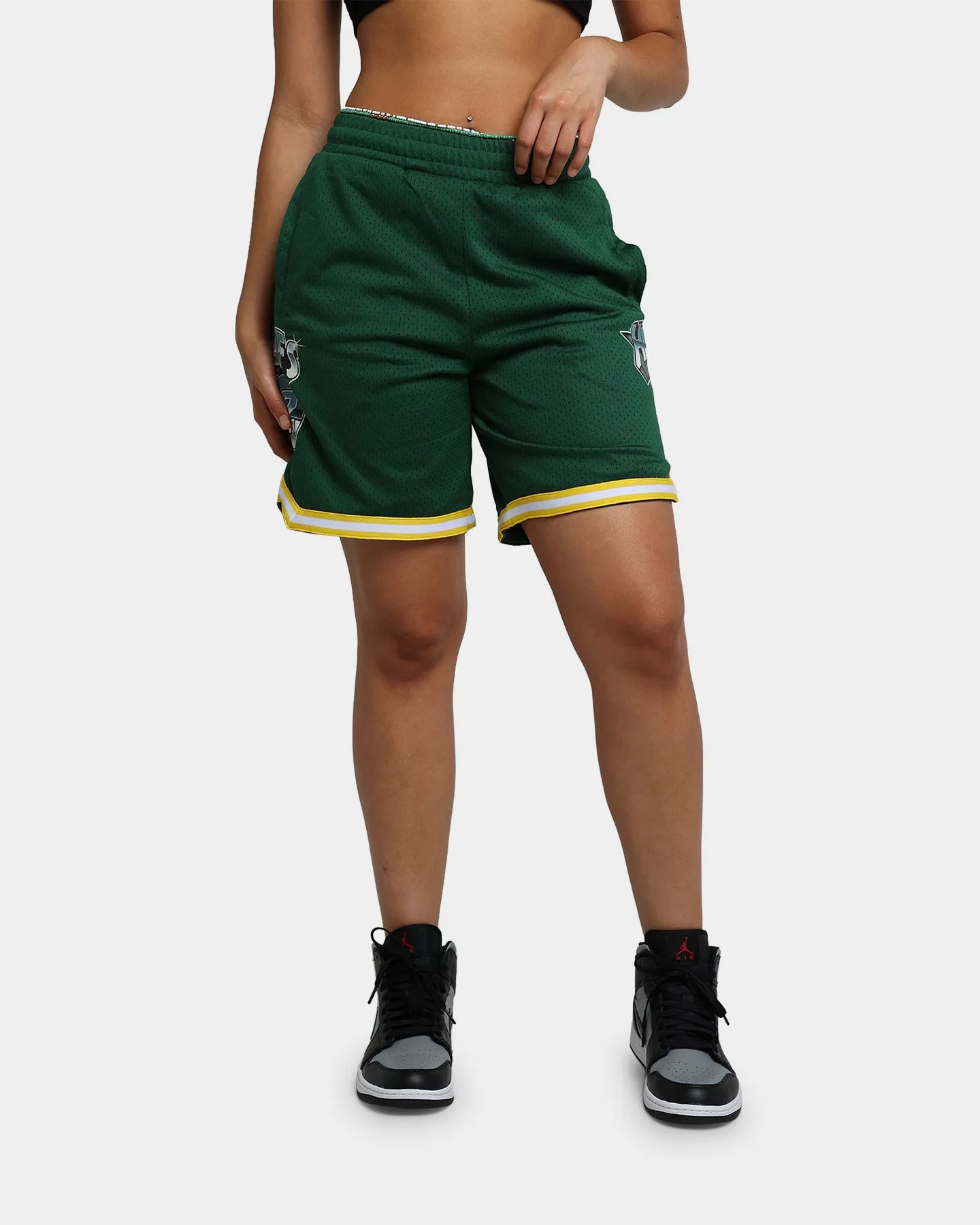 HUF Basketball Shorts Green sold by Culture Kings