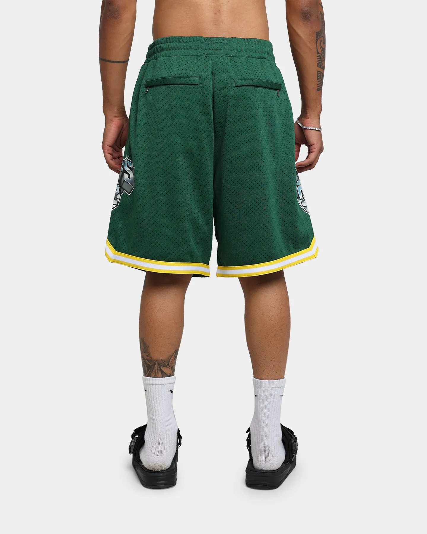 HUF Basketball Shorts Green sold by Culture Kings product image thumbnail 4
