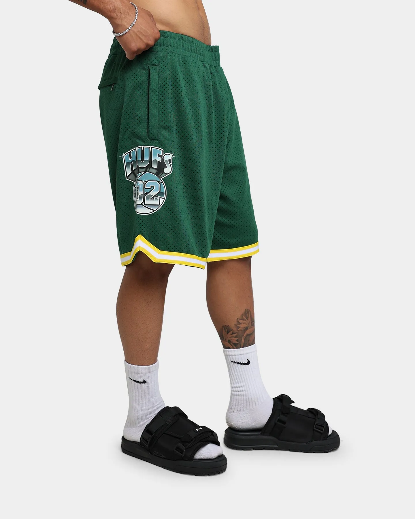 HUF Basketball Shorts Green sold by Culture Kings product image thumbnail 5