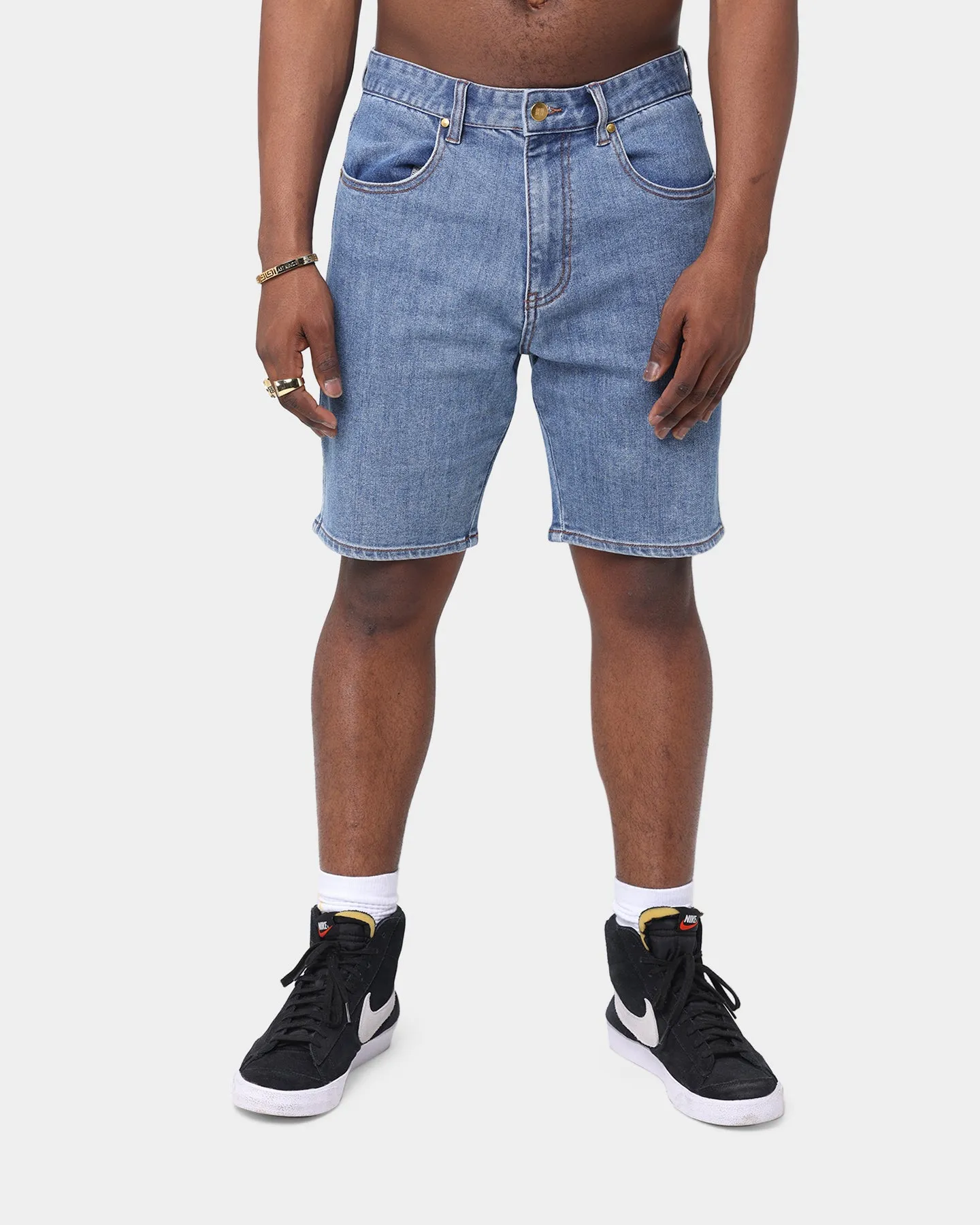 Last Kings King Denim Shorts Blue sold by Culture Kings product image thumbnail 3