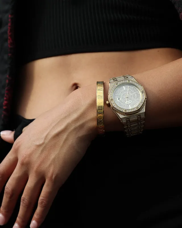 Saint Morta Numerical Bracelet Gold sold by Culture Kings