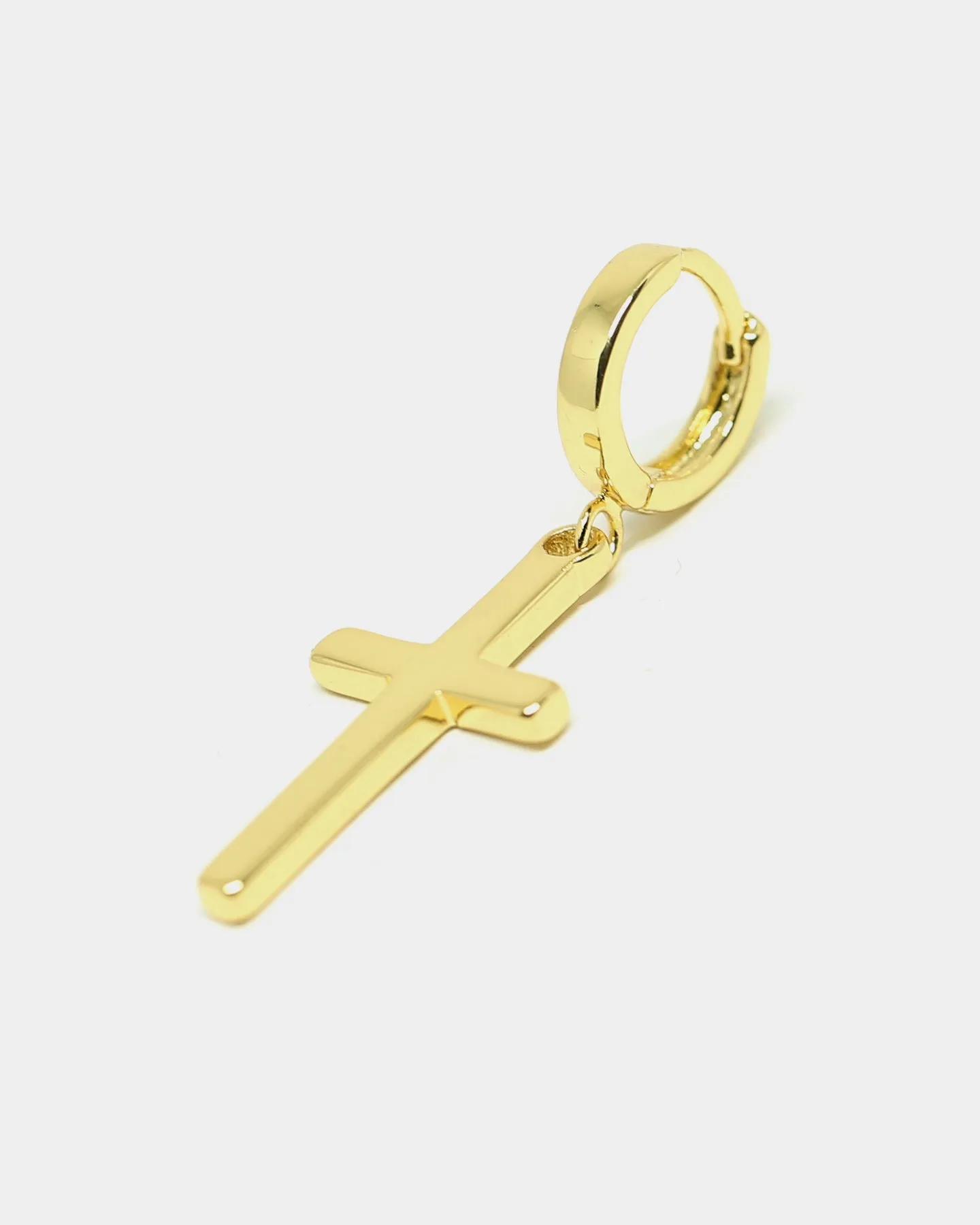 Saint Morta Cross Earring Gold Plated sold by Culture Kings product image thumbnail 2