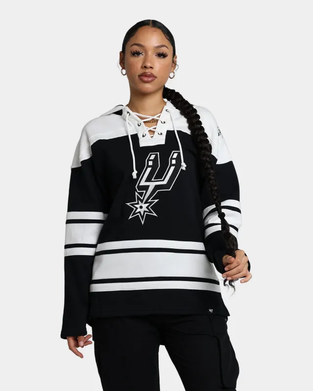 47 Brand San Antonio Spurs Superior Lacer Hoodie Jet Black sold by Culture Kings