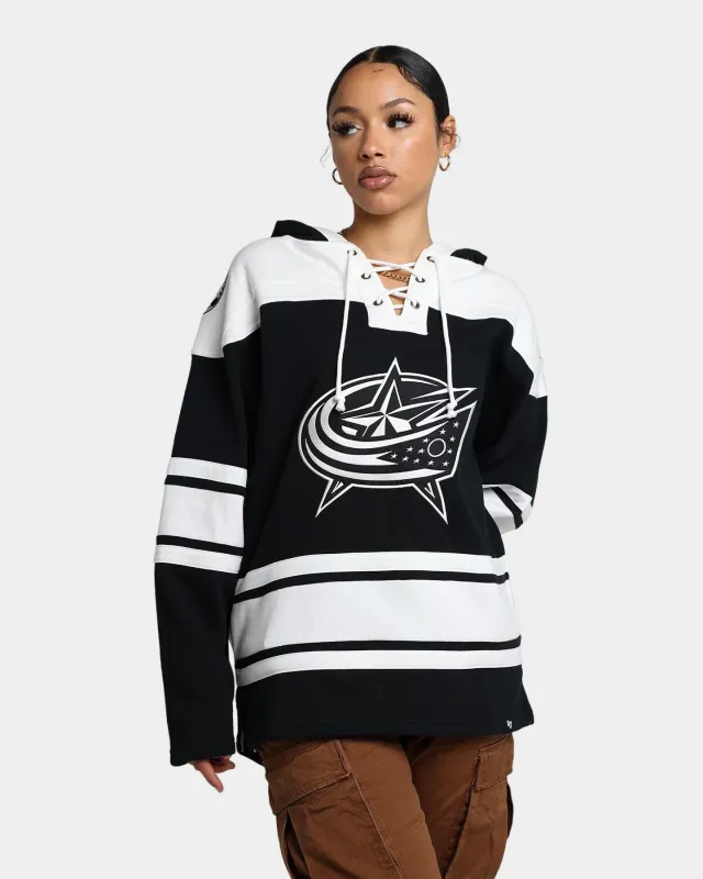 47 Brand Columbus Blue Jackets Superior Lacer Hoodie Jet Black sold by Culture Kings