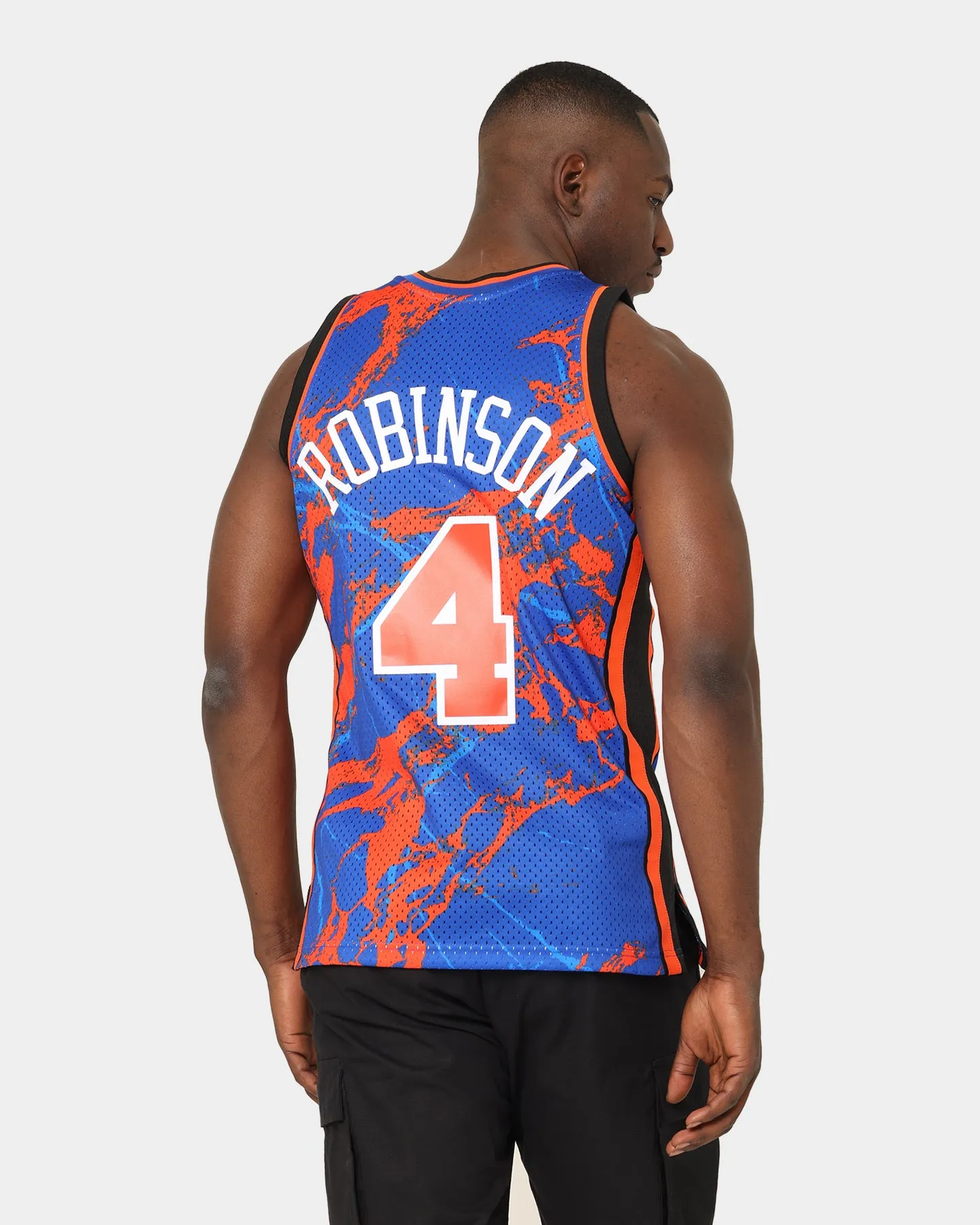 Mitchell & Ness New York Knicks Nate Robinson #4 '05-'06 Marble Swingman Jersey Blue sold by Culture Kings product image thumbnail 2
