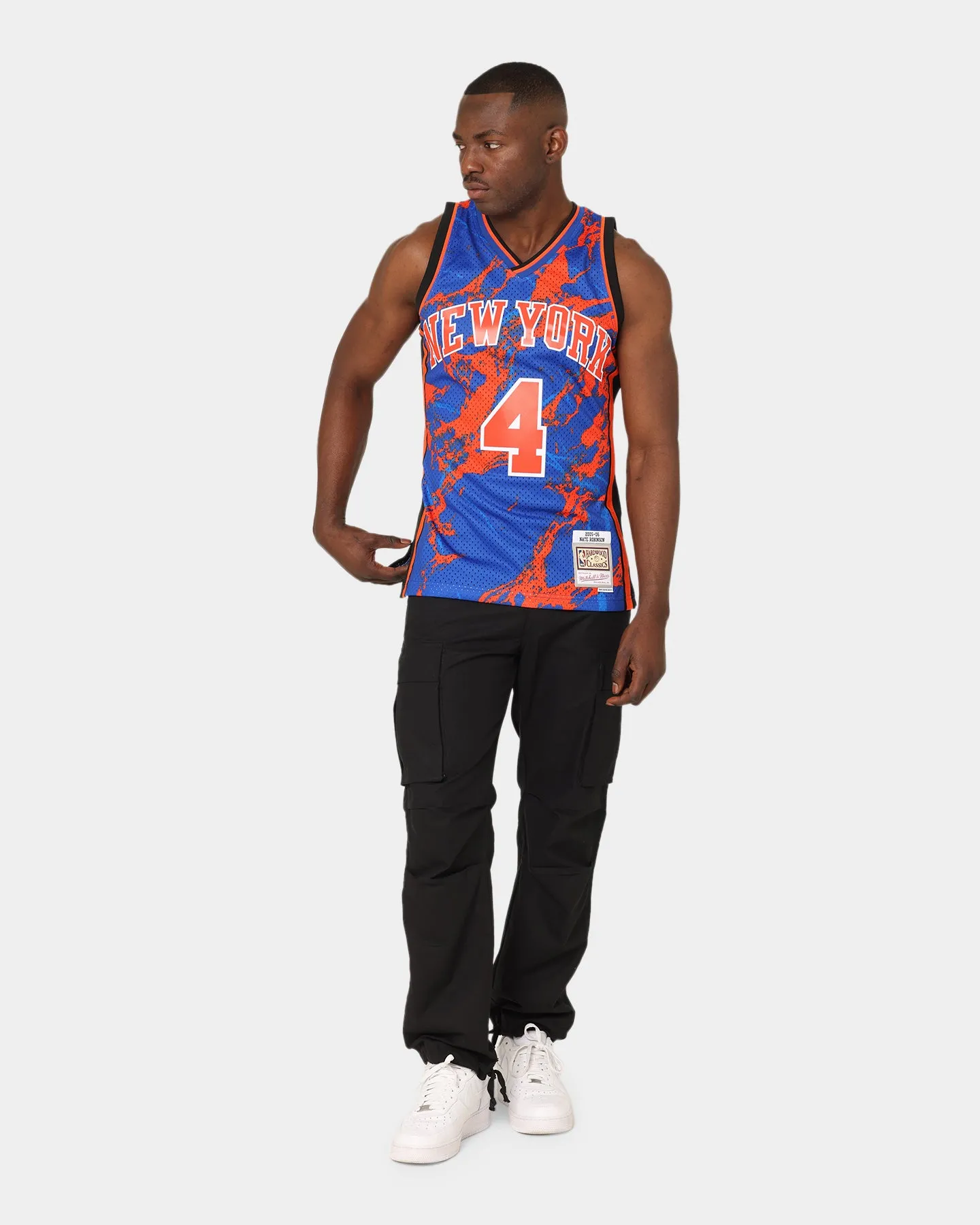 Mitchell & Ness New York Knicks Nate Robinson #4 '05-'06 Marble Swingman Jersey Blue sold by Culture Kings product image thumbnail 3