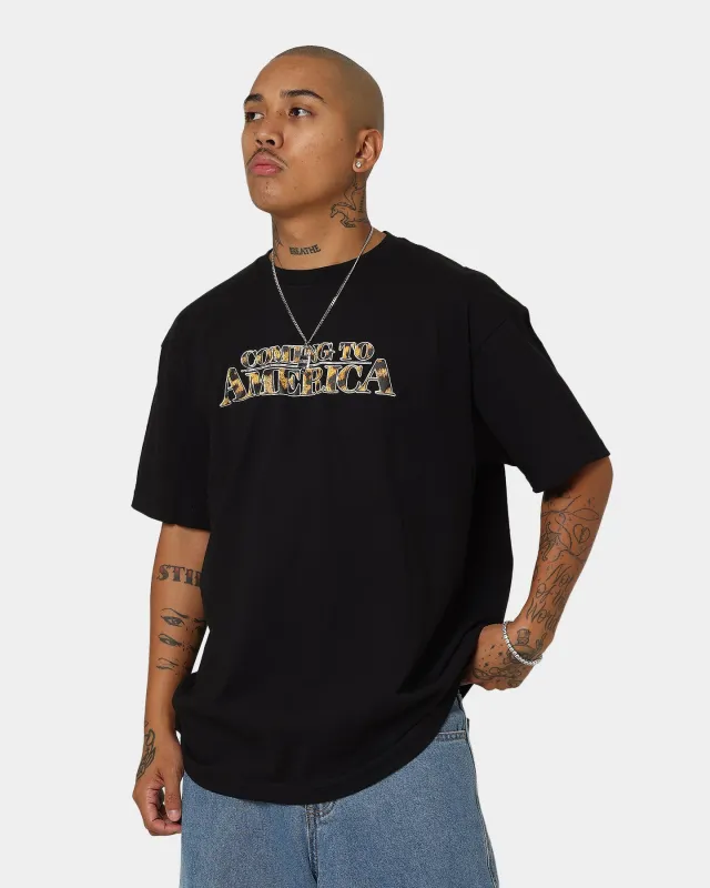 American Thrift X Coming To America Coming To America T-Shirt Black sold by Culture Kings