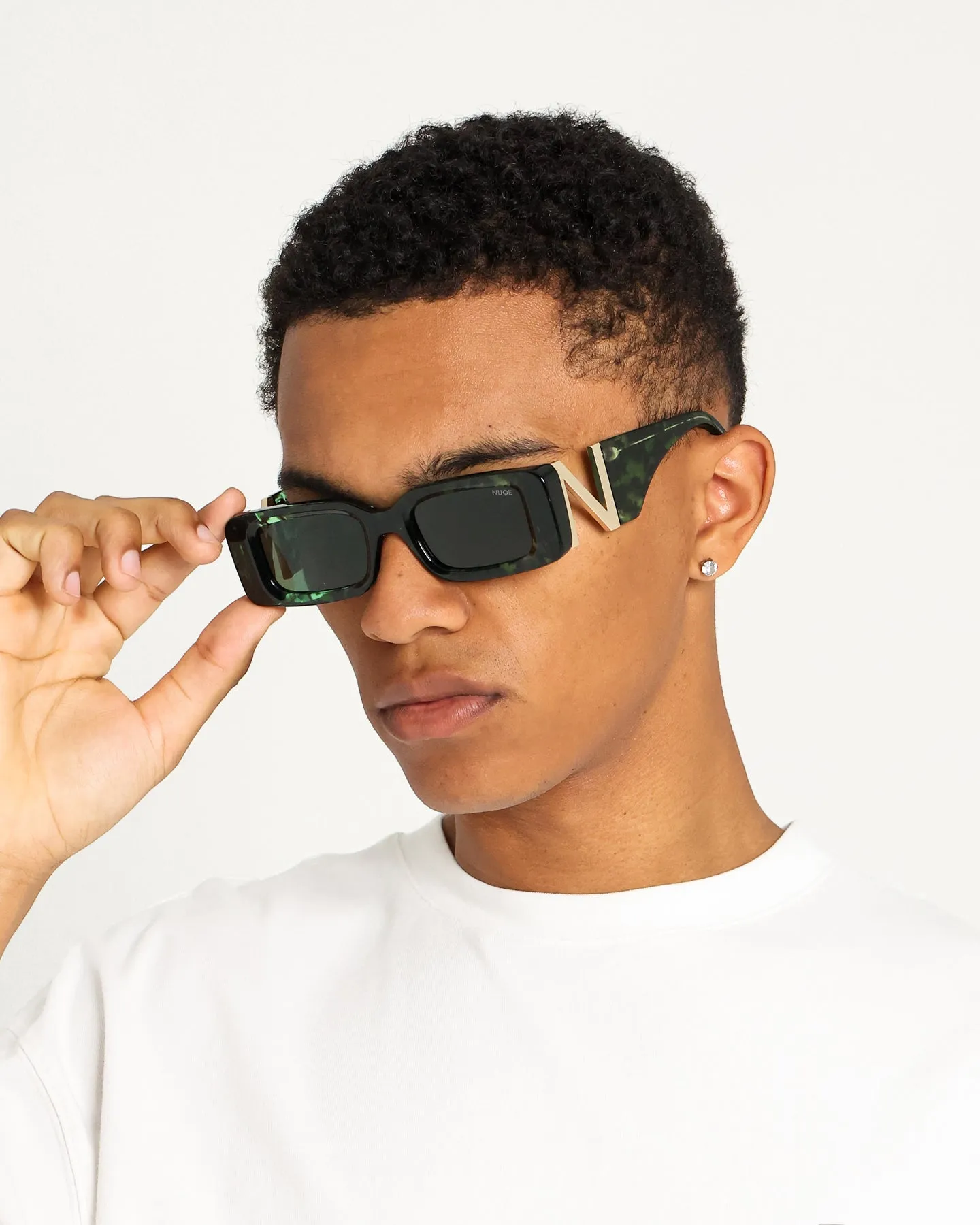 NUQE Elevare Sunglasses Green/Green sold by Culture Kings product image thumbnail 4